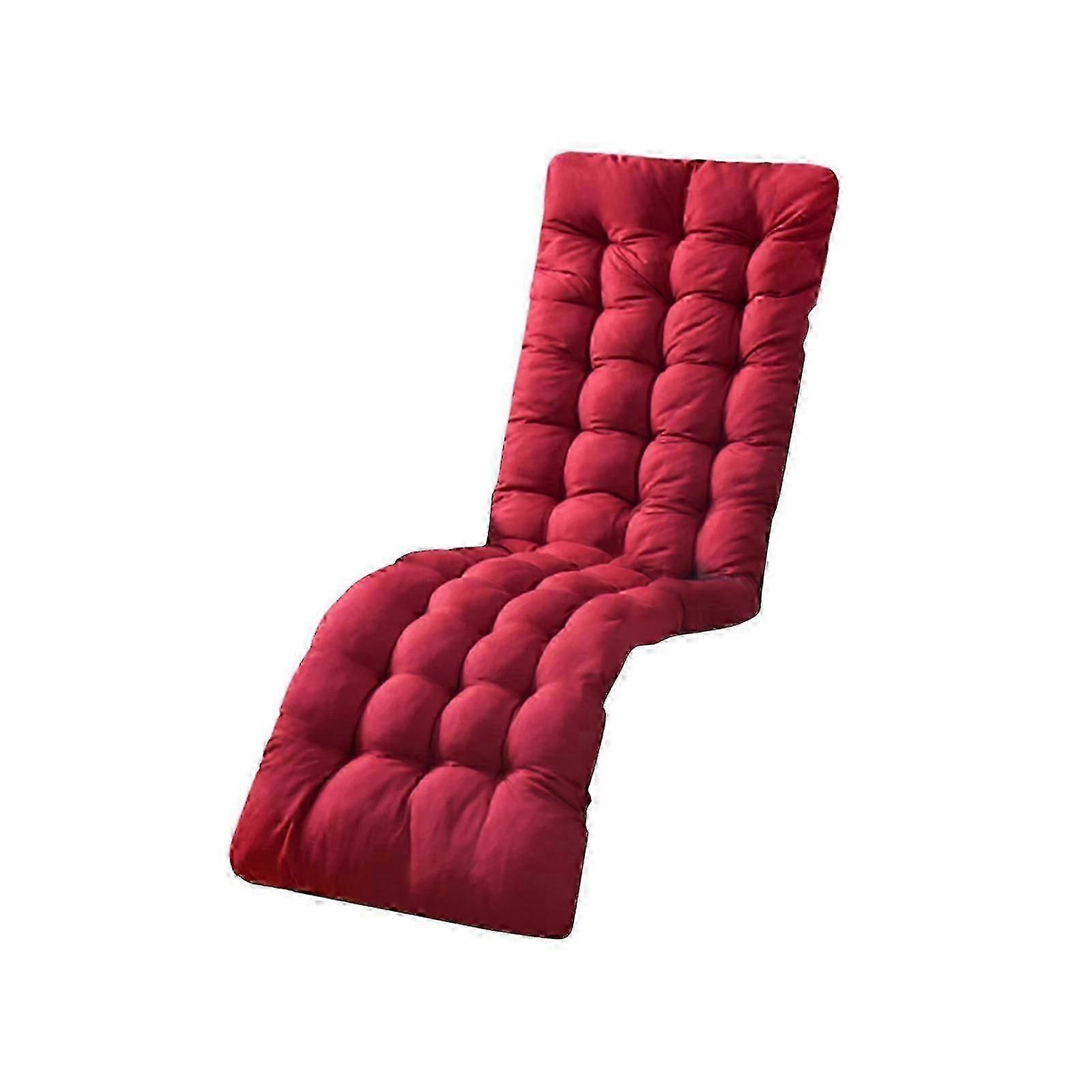 Reclining Sun Lounger Mattress Cushion for Outdoor Patio Use