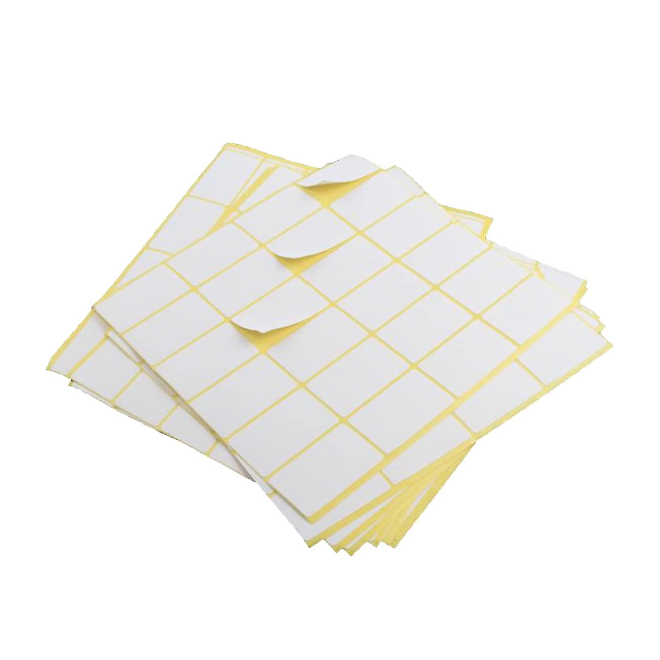 SelfAdhesive Labels  Stickers Office Folder Removable White 15 Pieces