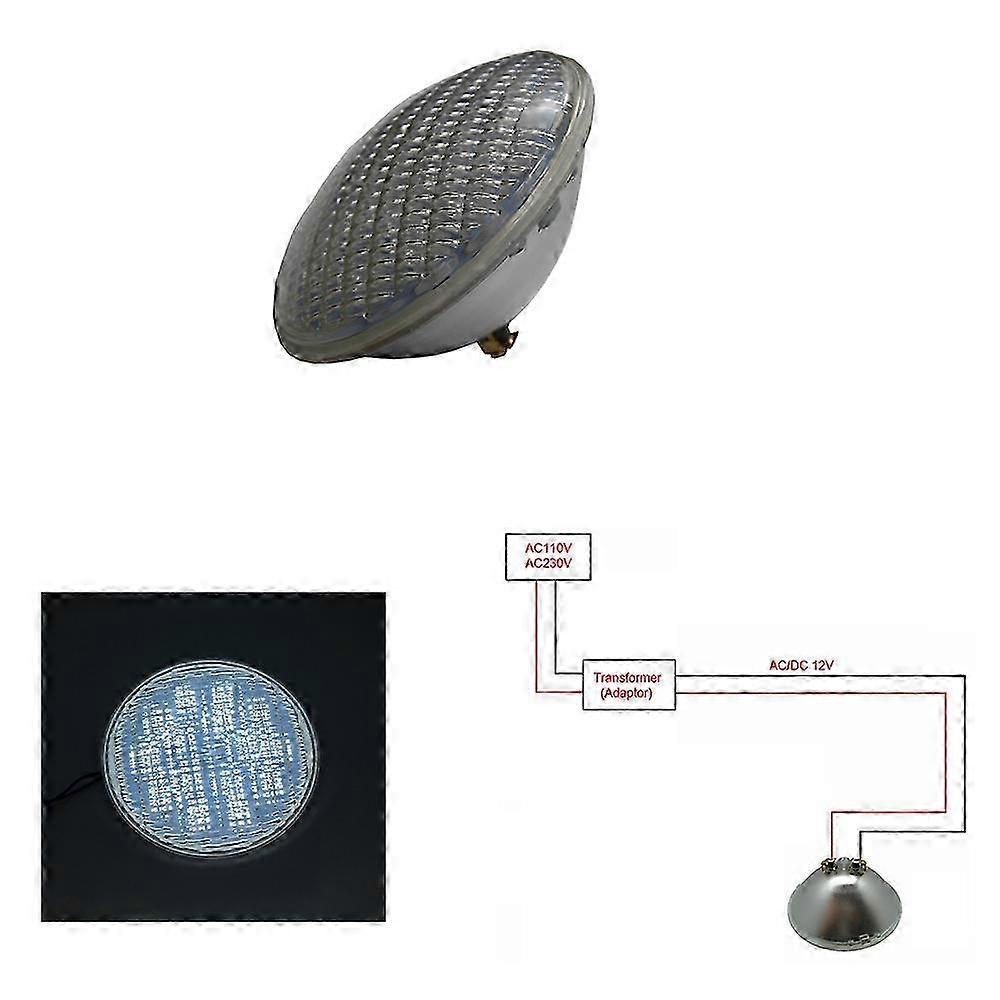 LED Pool Light 24W 36W 48W 60W 72W for Replacement of Halogen Bulb AC12V IP68 Waterproof Cold White Warm White Blue