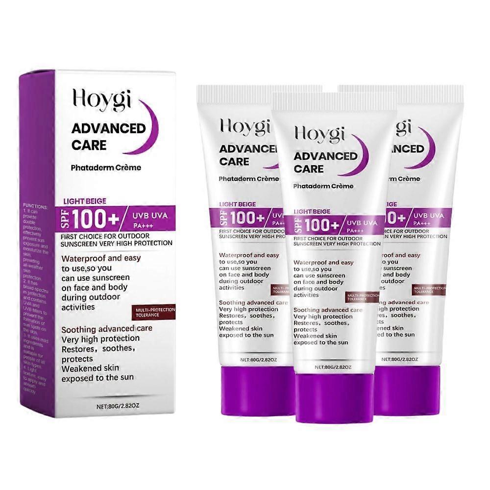 Sunscreen SPF 100+, Ultra Light UV Protetion Face Sunscreen, Sunscreen for Face & Body with Broad Spectrum UV Protection