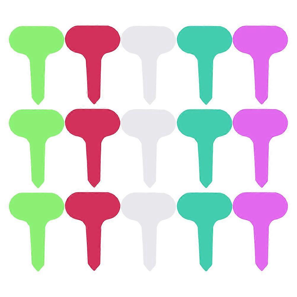 Garden Planter Signs T Shape Plant Labels For Gardeners Plastic 100Pcs