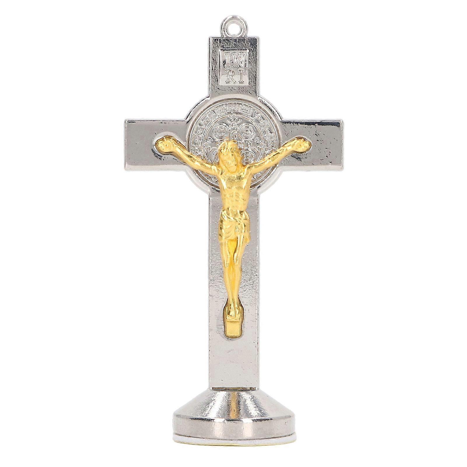 2025 Τελευταίο μοντέλο Crucifix Golden Silver Zinc Alloy Διακοσμητικό γυαλισμένο