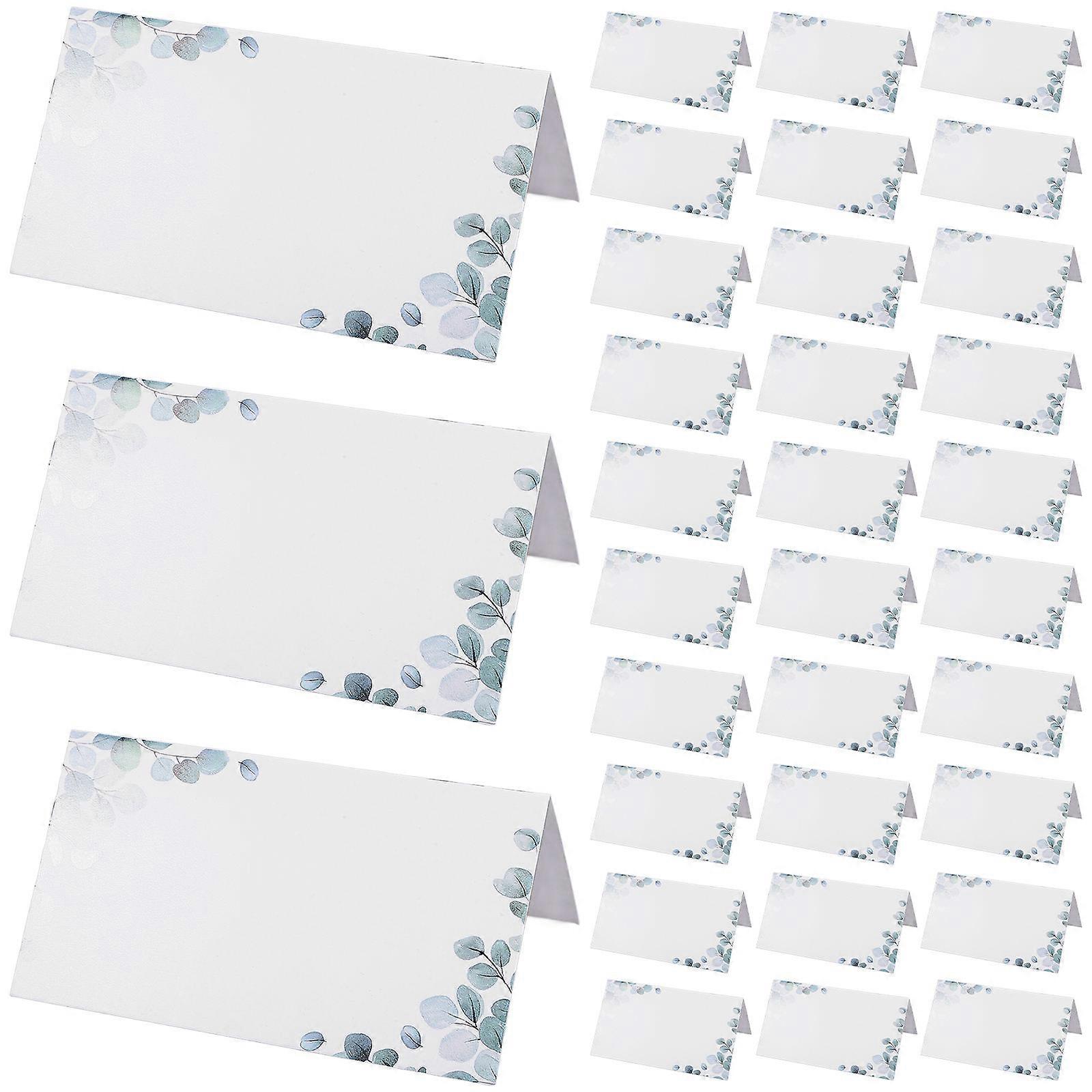 Wedding Table Seating Cards Elegant Events Foldable For Writing Names Or Table Numbers 50Pcs