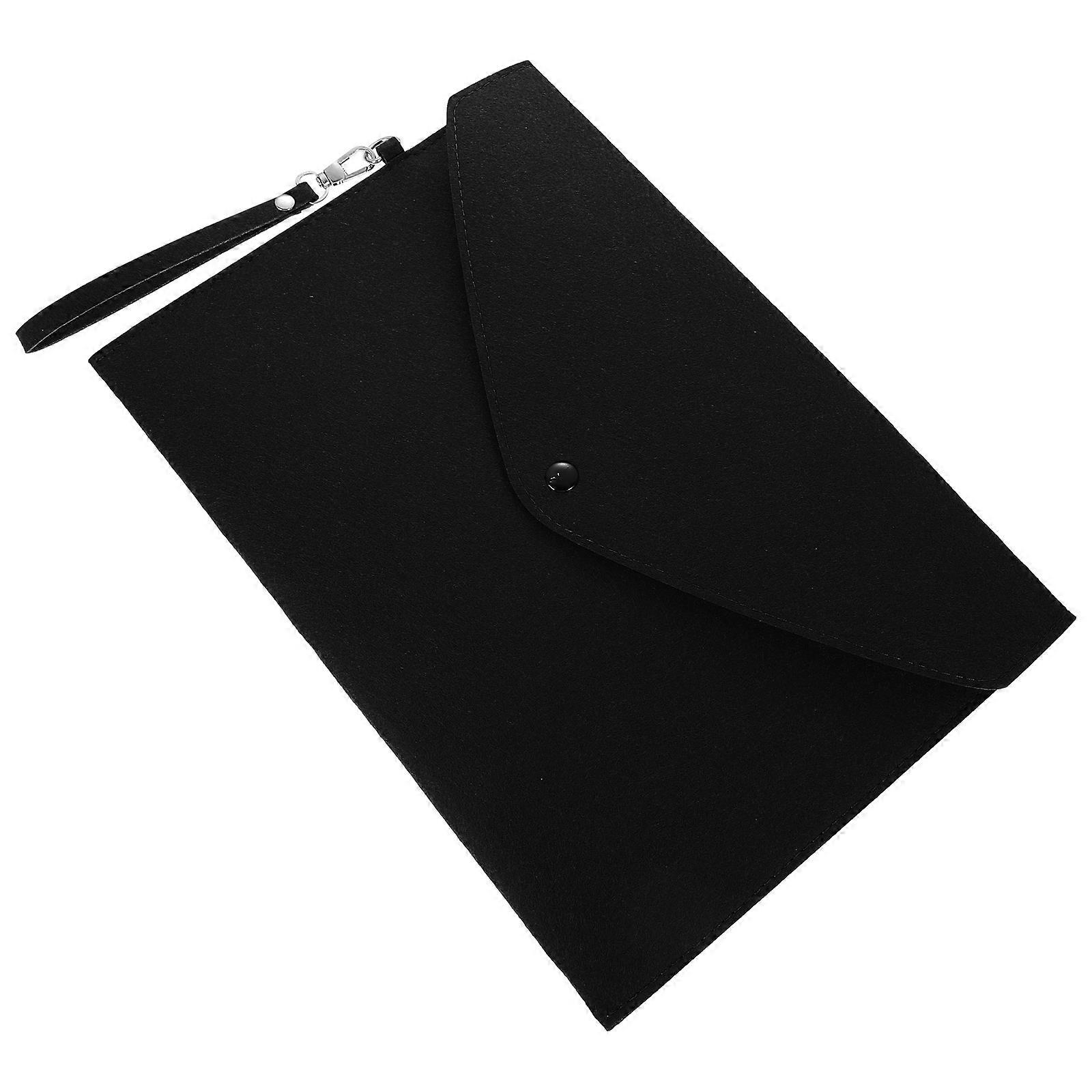 Felt File Bag A4 File Folder for Business Usage with Clasp Design