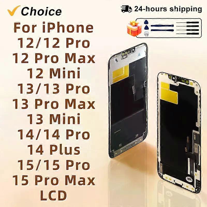 Ufficio NUOVO AAA + Qualità Per iPhone 12 LCD Display 12 13 Pro Max Display Touch Screen Per iPhone 13 14 14 Plus 15 Plus 15 Pro Max LCD