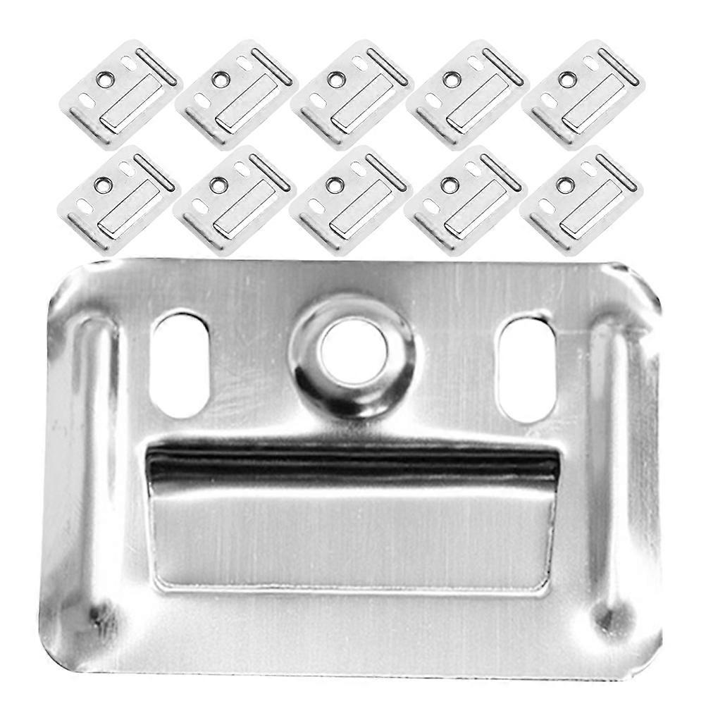 Stainless Steel Wall Panel Clamp for Integrated Wall Panel 200Pcs Silver