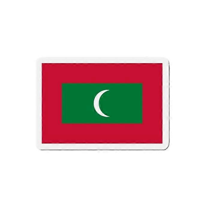 Maldives Flag Magnet - Multicolored - 7 cm - 50 pieces - Synthetic resin - Mixed