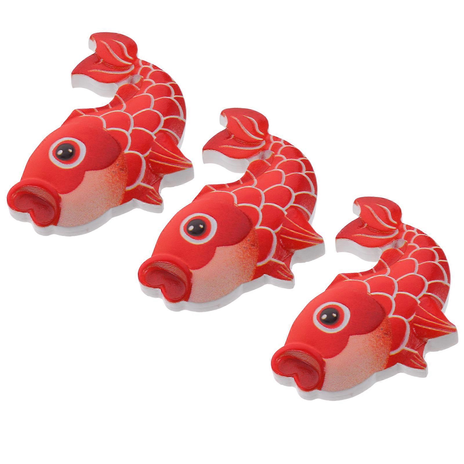 Ice Fridge Decorative Fish Refrigerator Magnets 3Pcs Set