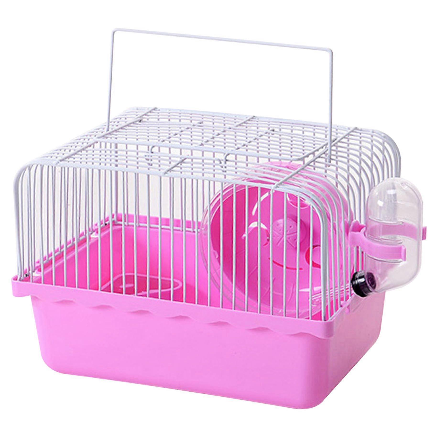 Guinea Pig Cages with Silent Wheel, Water Bottle, Accessories, Small Hamster Cages for Pets, Various Sizes Available