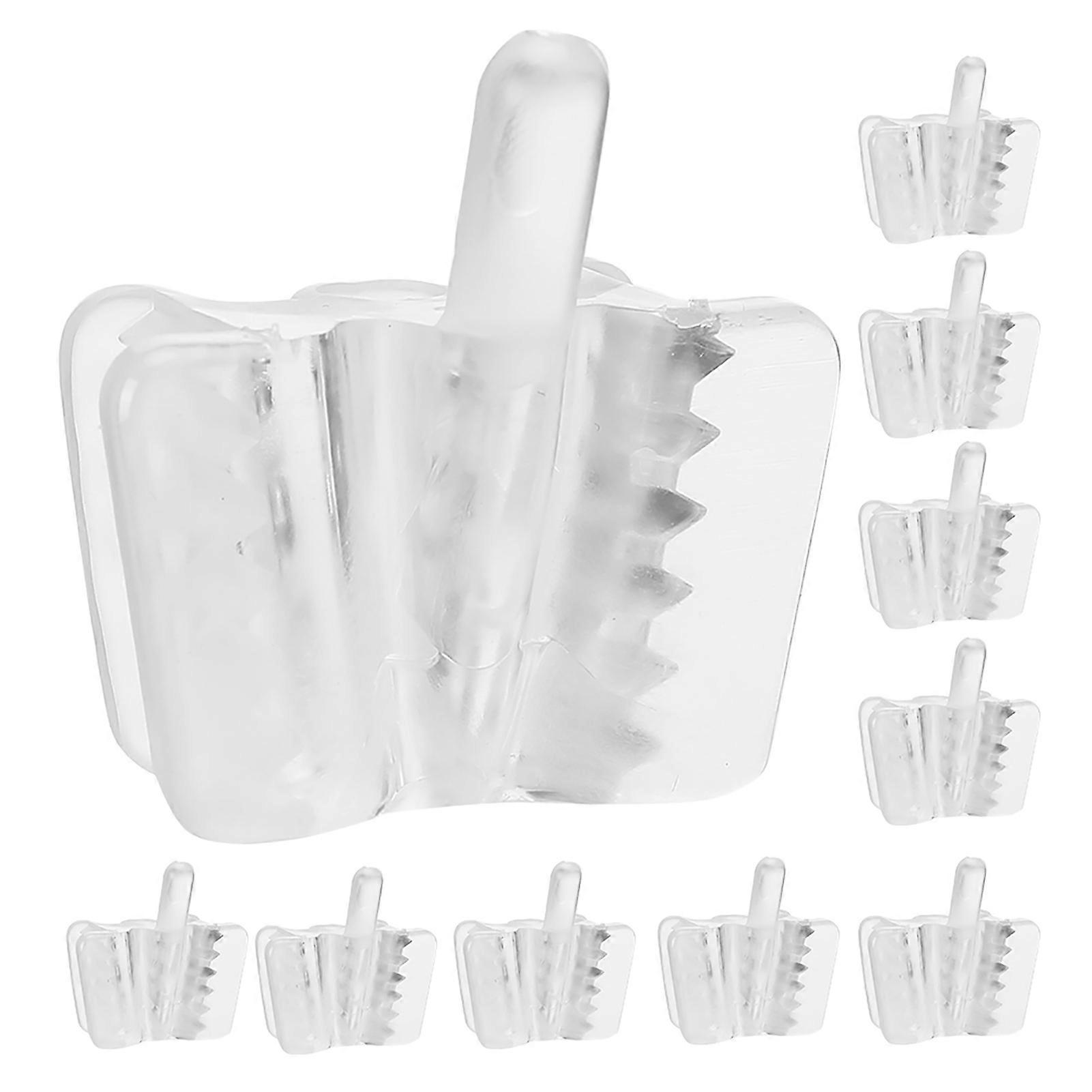 10pcs Dental Silicone Mouth Support Holding Reusable Mouth Opener RetractorS