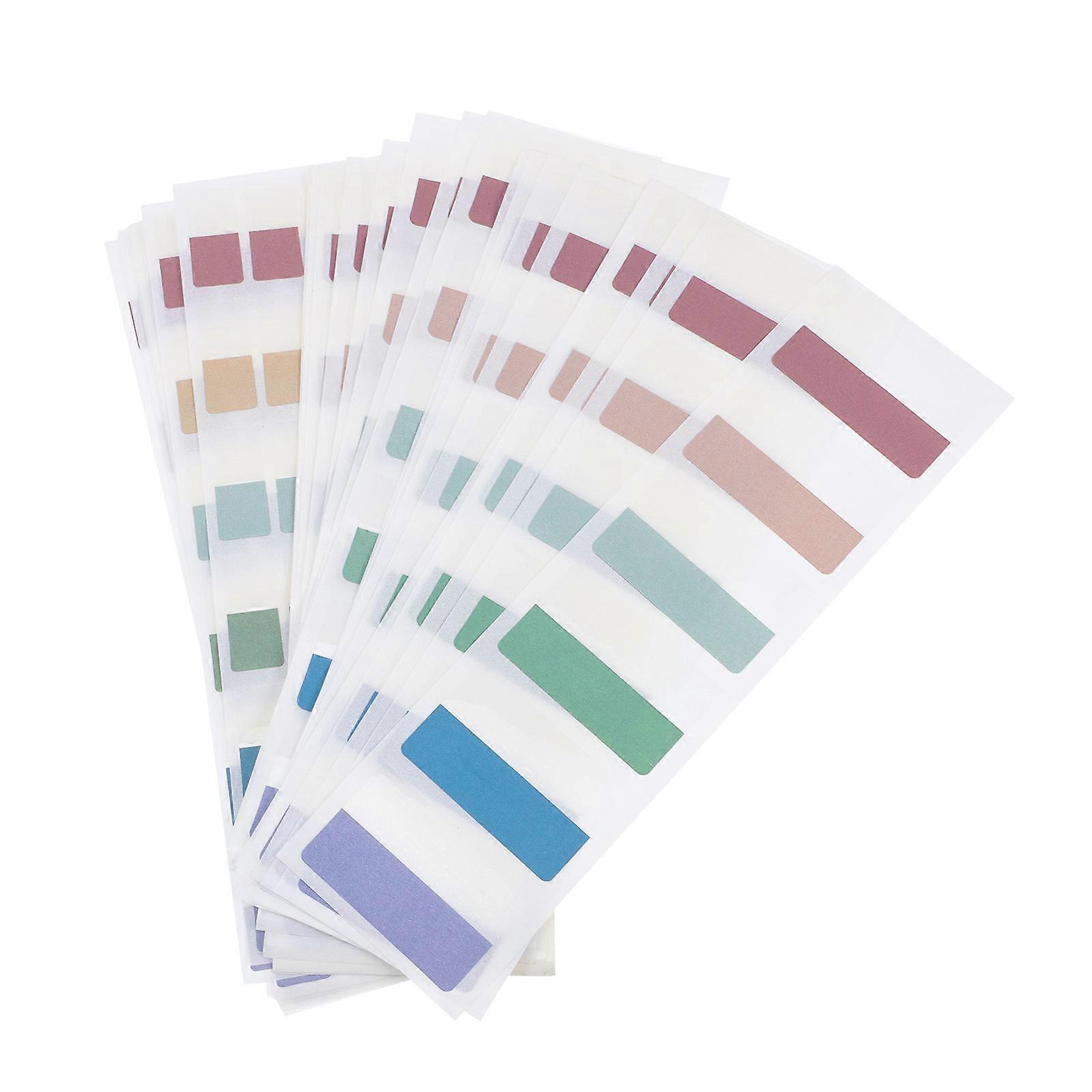 Fluorescent Memo Notes 3Set Portable Writing Marking Assorted .5X2.7X0.1CM Office Supplies