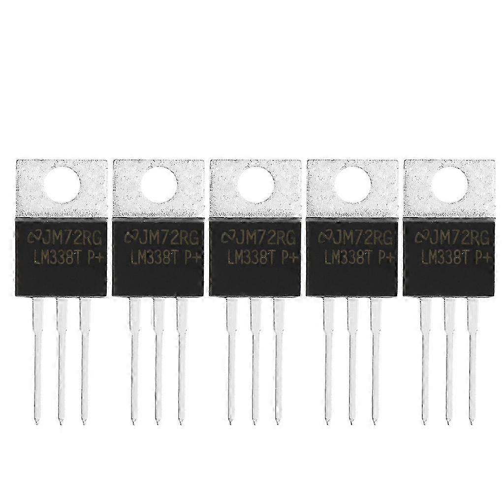 5Pcs LM338T LM338 TO-220 IC High Current Adjustable Integrated Voltage Regulator SZRH A-R5407