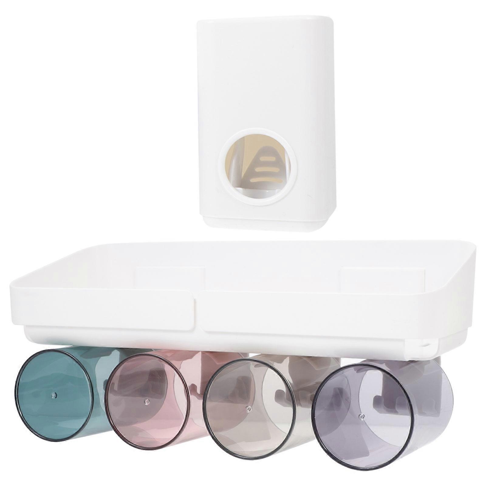 Bathroom Wall Accessories Wall-Mounted Design Space-Saving Design PP Material 1Set