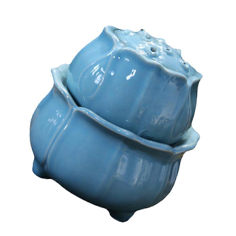 Table Ornament Ceramic Water Feature Indoor Decoration Mini Office Spaces Shape 16X14X14cm 1Set