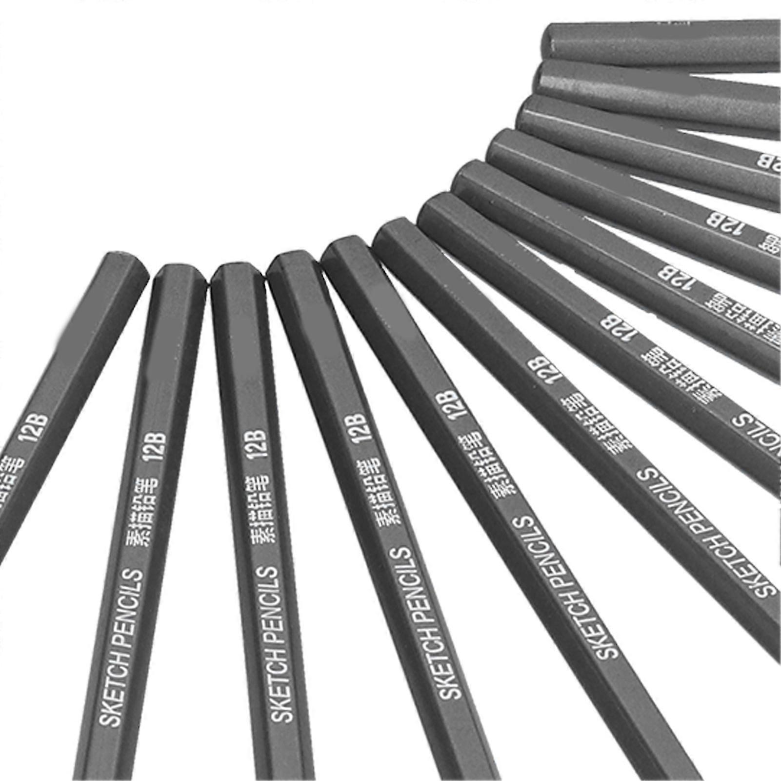 24Pcs Drawing Pencil Professional Practical Environmental Protection Sketch Pencils Set for Artists Beginner