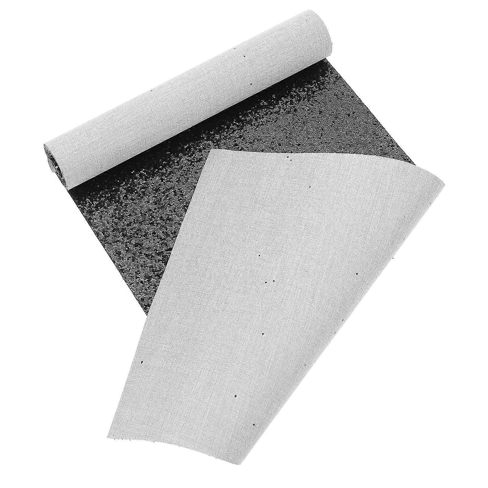 Black Shiny Faux Sheets for Decoration Practical and Beautiful Easy to Cut PU Material 1 Sheet