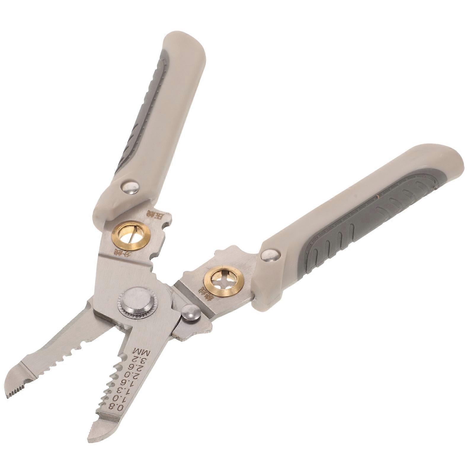 Small Wire Stripping Tool Electrician Pliers Accessory Home Diy Projects Ergonomic Handle 1Set