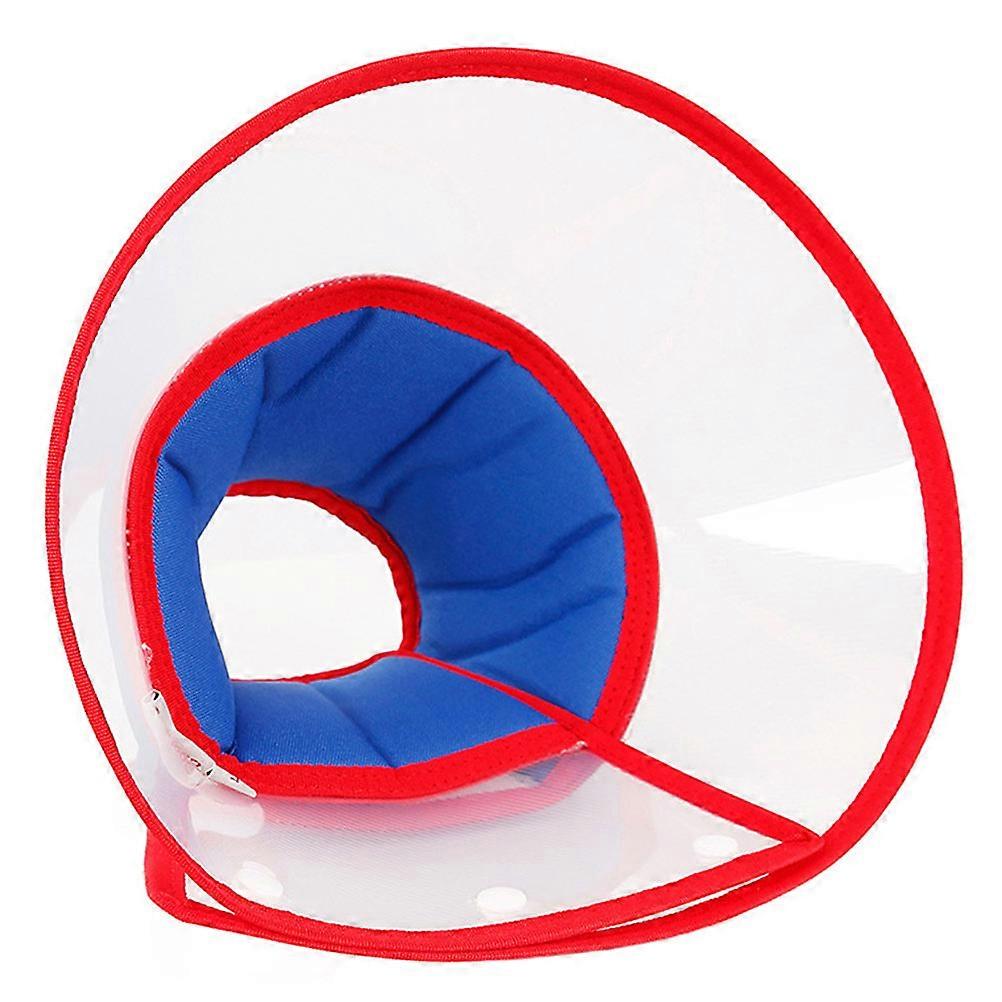 Adjustable Breathable Pet Cone Collar with Lick & Scratch Design for Dog Surgery Recovery