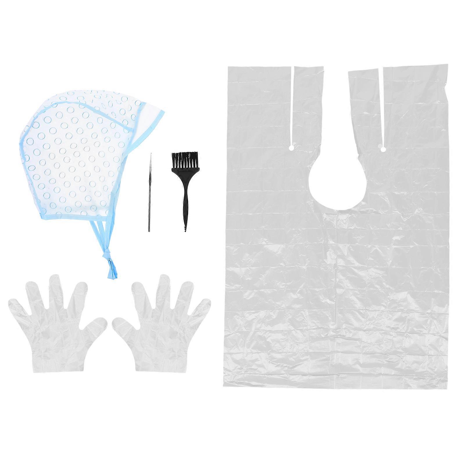 Disposable Hair Dye Kit with Brush Cap and Crochet for Multiple Uses Ensuring Safety and Comfort 1 Set