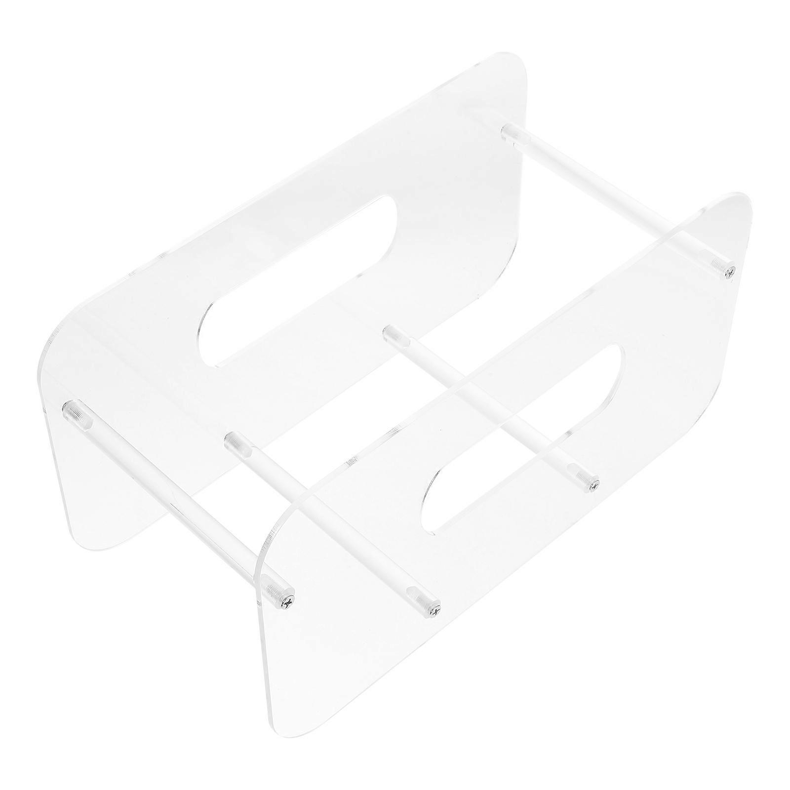 Plate Racks For Cabinets Acrylic Material Kitchen Counter RV Use 28.00X15.00X13.50CM Organizing Utensils 1Pack