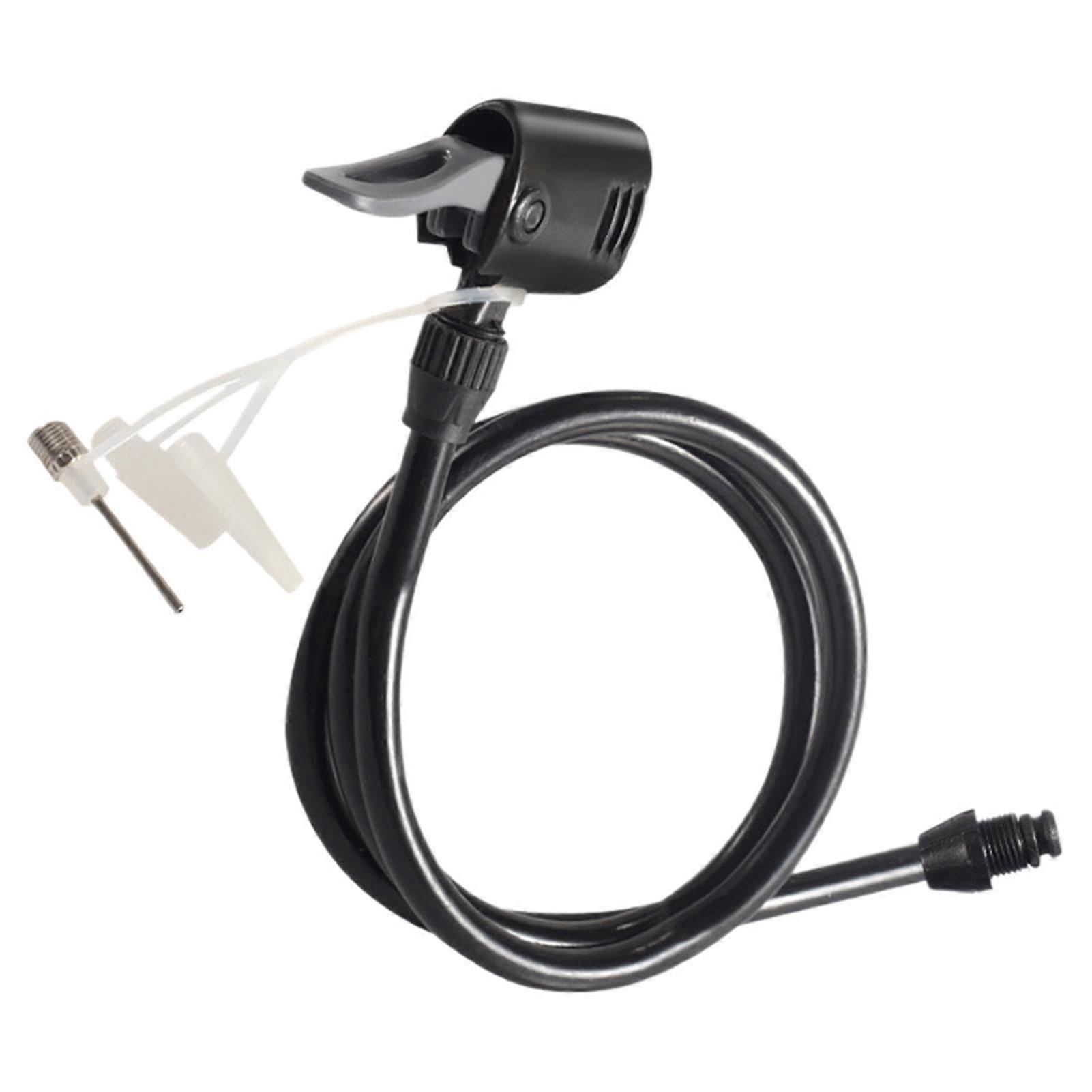 Air Pump Replacement Hose For Inflatable Boat Adapter, Inflator Hose, Leakproof Portable Air Pump, Black Swimming Rings