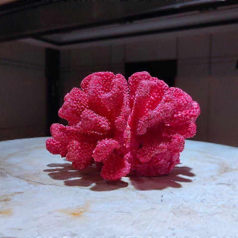 Simple modern decoration resin simulation coral living room soft decoration desktop bookcase ocean with base decoration sculpture
