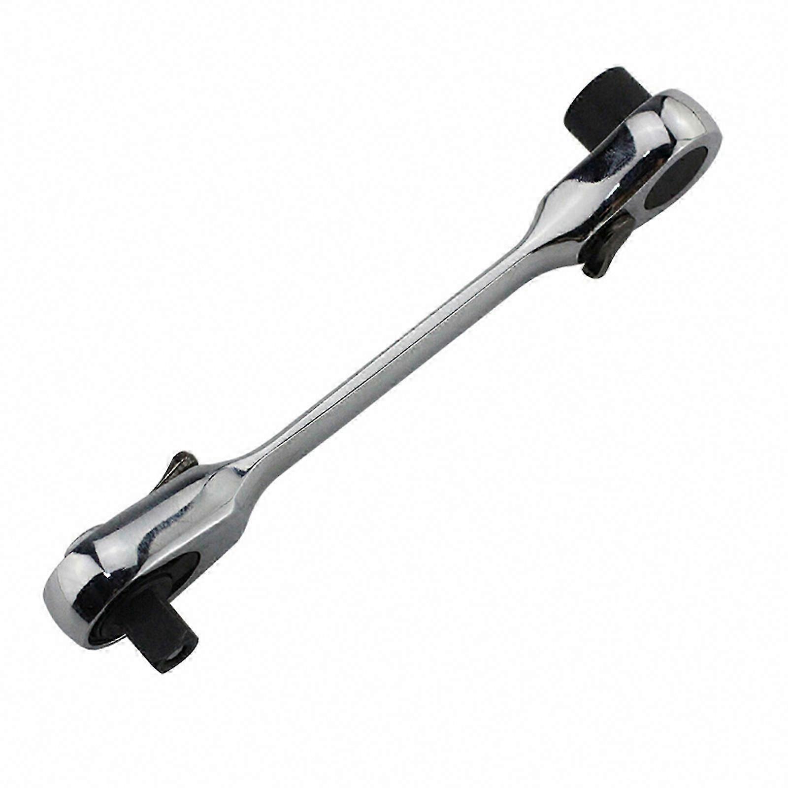 2 in 1 1/4 Inch Ratchet Wrench Portable Hex Bit Driver Screwdriver Quick Release Dual for Head Wrench Spanner with 72 Te