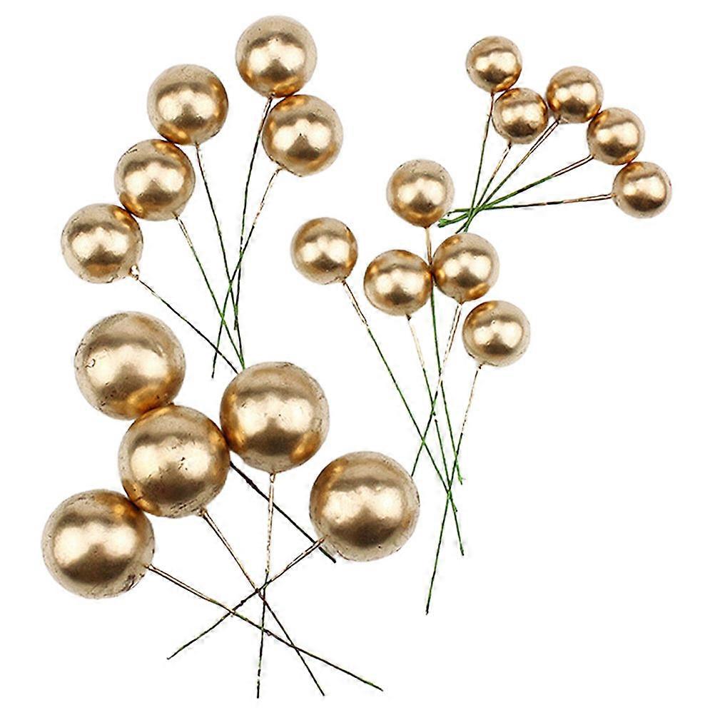 20Pcs Delicate Cake Balls Multifunction Cake Decors Replaceable Cake Topper