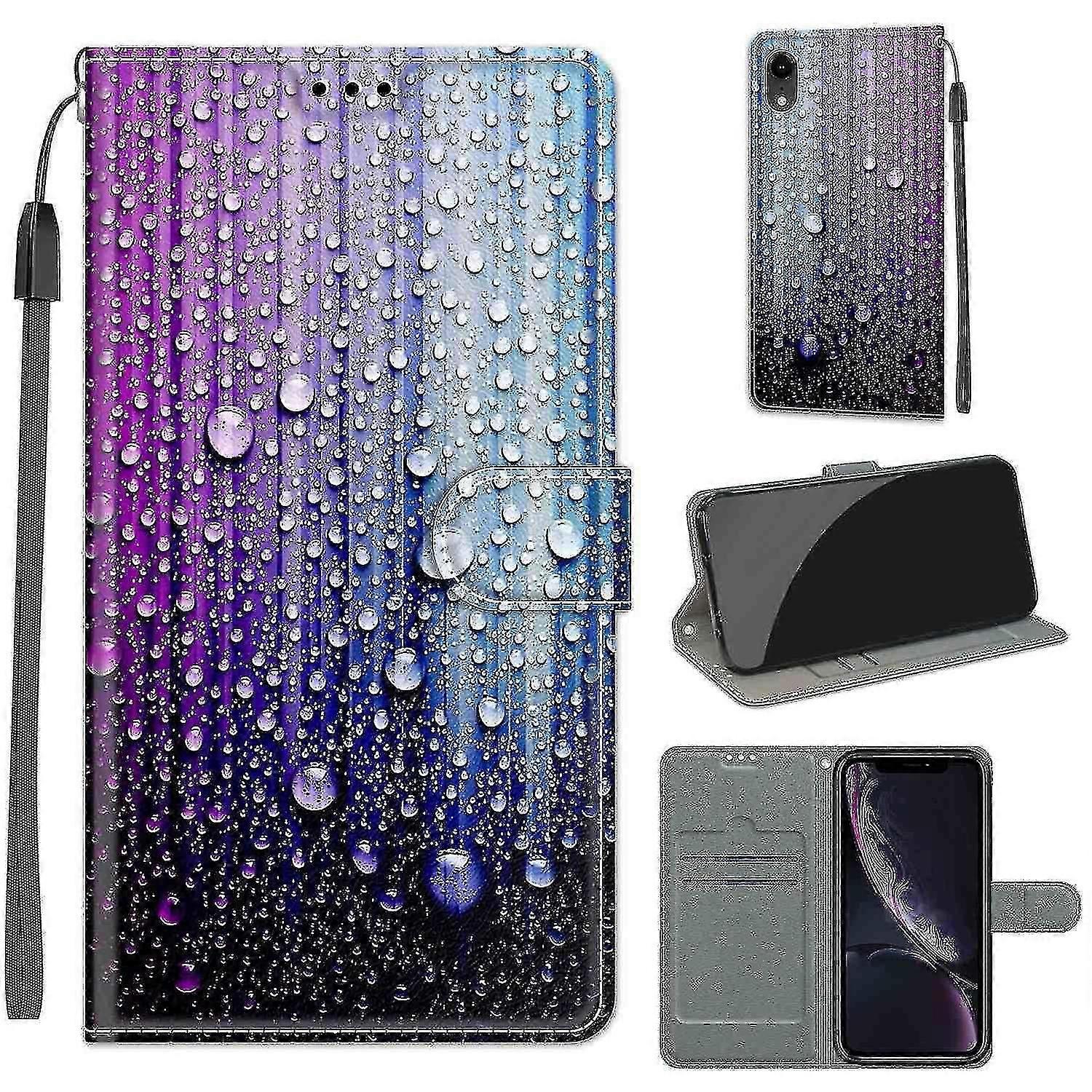 Compatible With Iphone Xr Abstract Water Drops Mobile Case