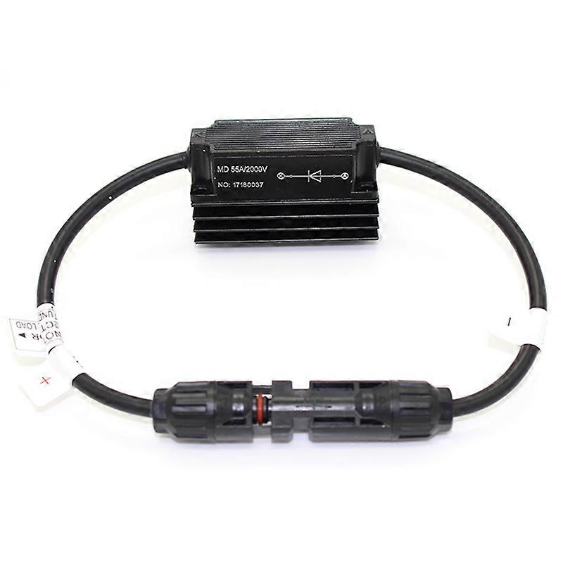 1 Pcs Outdoor 55Amp DC 2000V Solar Panel In-Line Diode Connector IP67