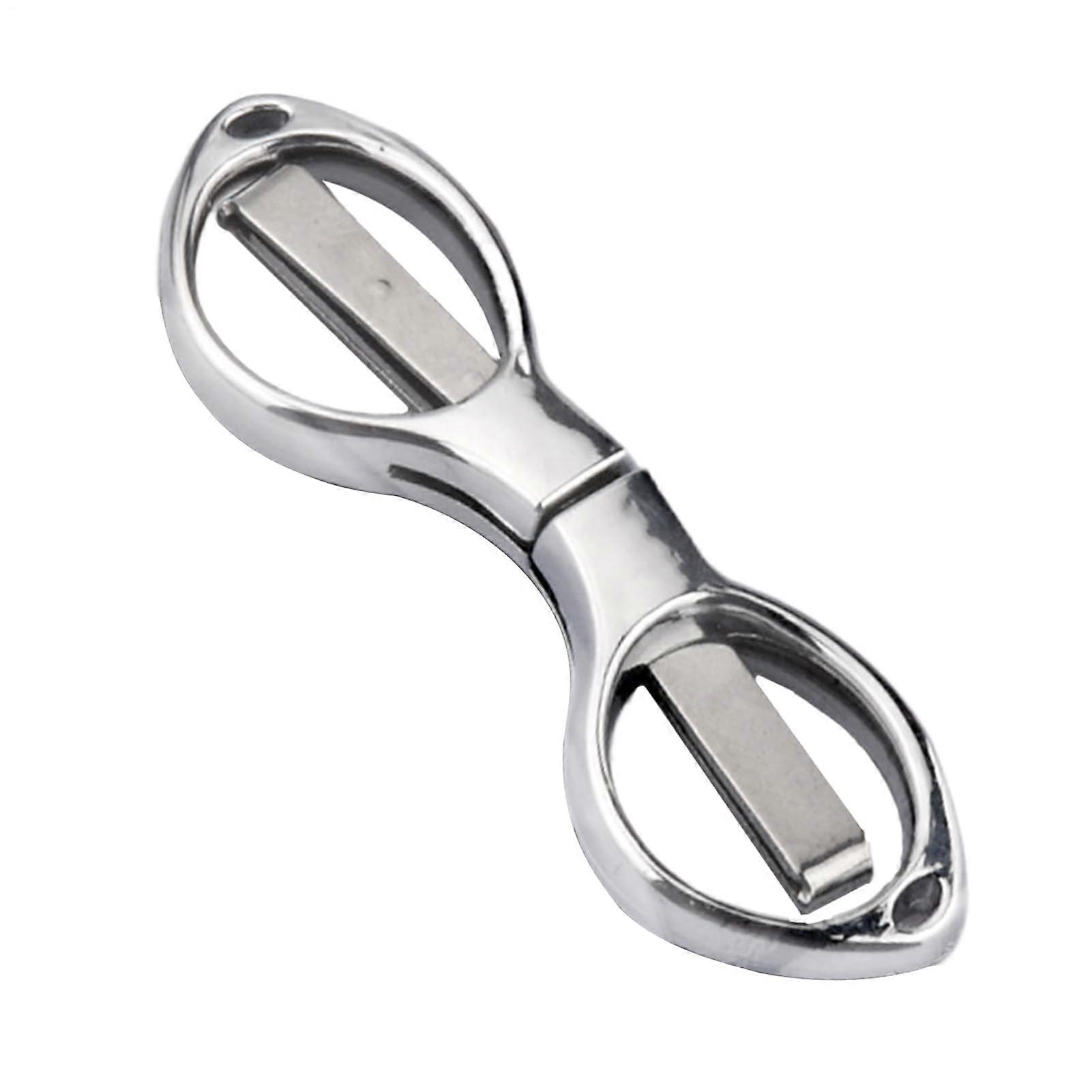 Folding Scissors, Portable Pocket Cutter - Stainless Steel Multi-Purpose Shears for Outdoor Survival and Medical Projects