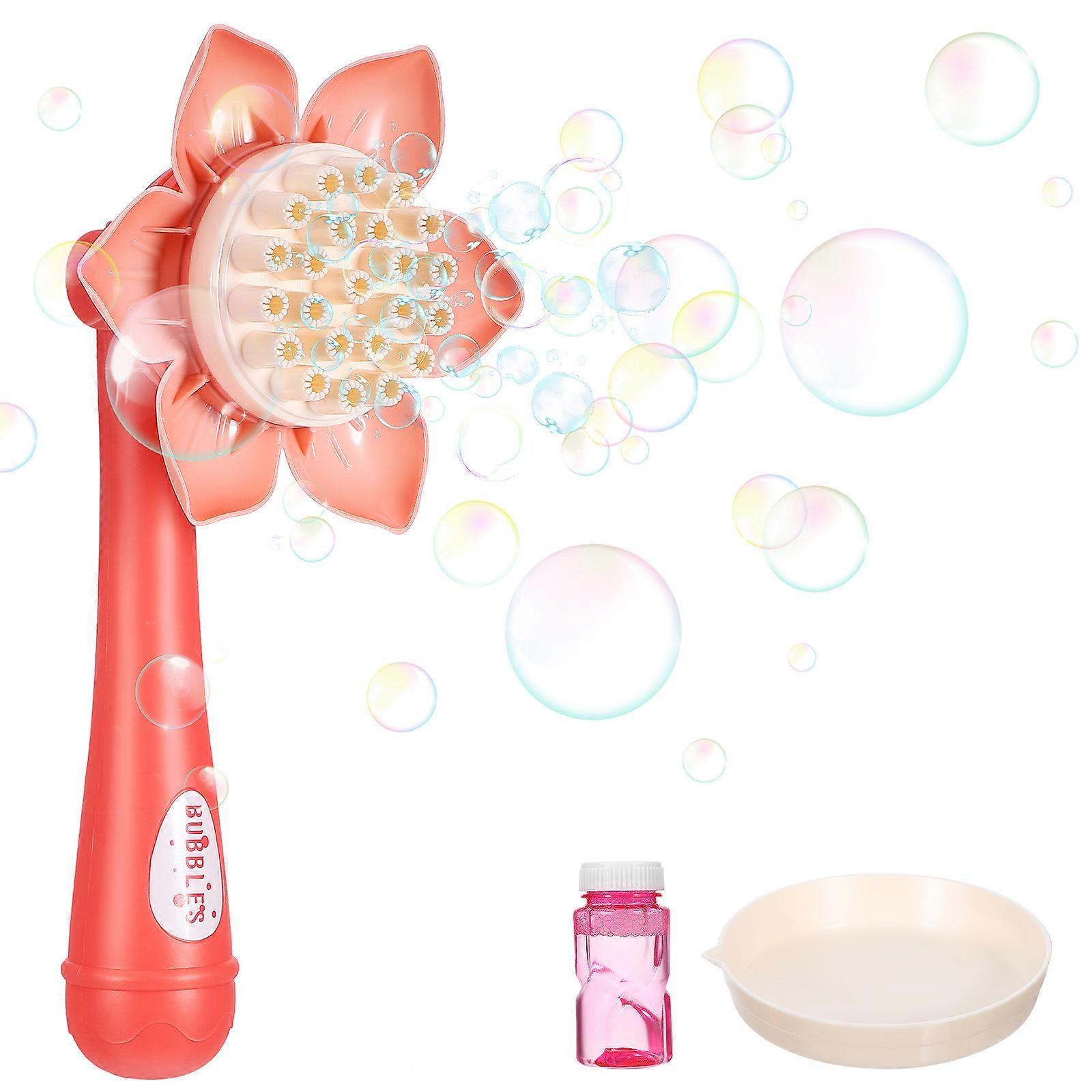 Automatic Bubble Maker, Attractive Sunflower Shape, Ideal for Indoor Outdoor Play