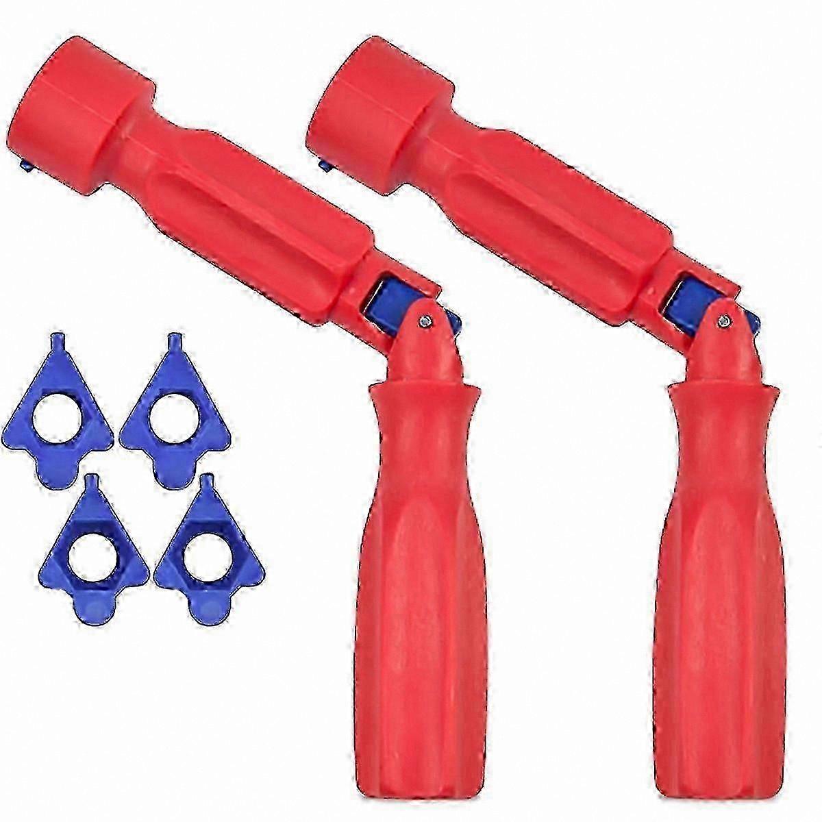 Universal Toilet Seat Mounting Key,2Pieces Toilet Seat Mounting Tool with Joint, Installation Toile