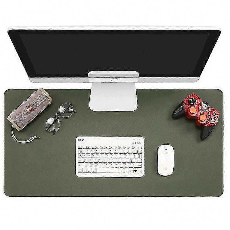 Mouse Pad Large Pu Leather Desk Pad 80x40cm, Multifunctional, Waterproof, Very Suitable for Office and Home Use - Pink