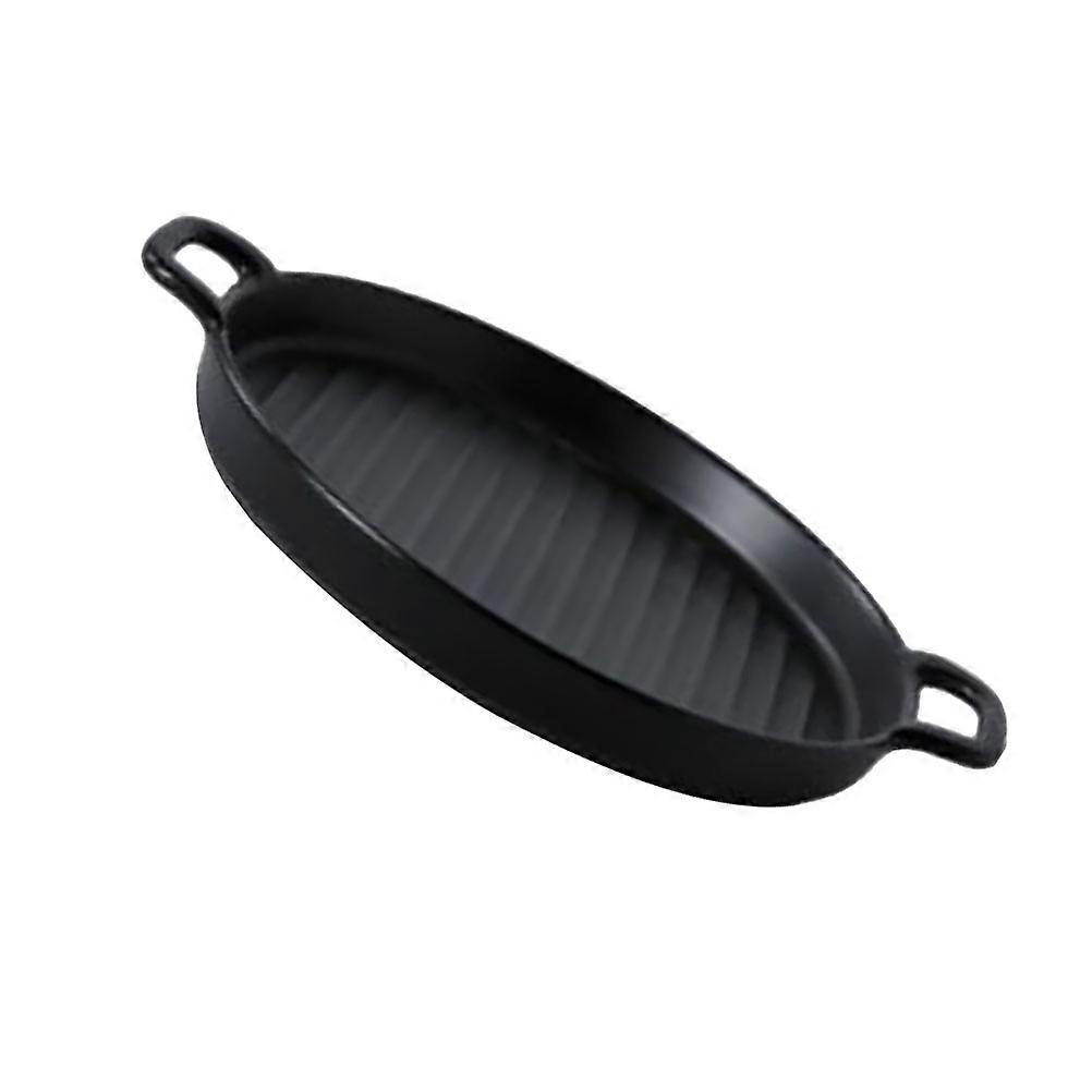 Household Baking Dish 1Pc Rectangular Ceramic Baking Tray with Handles Perfect for High Temperature Resistance in Kitchen Baking Activities