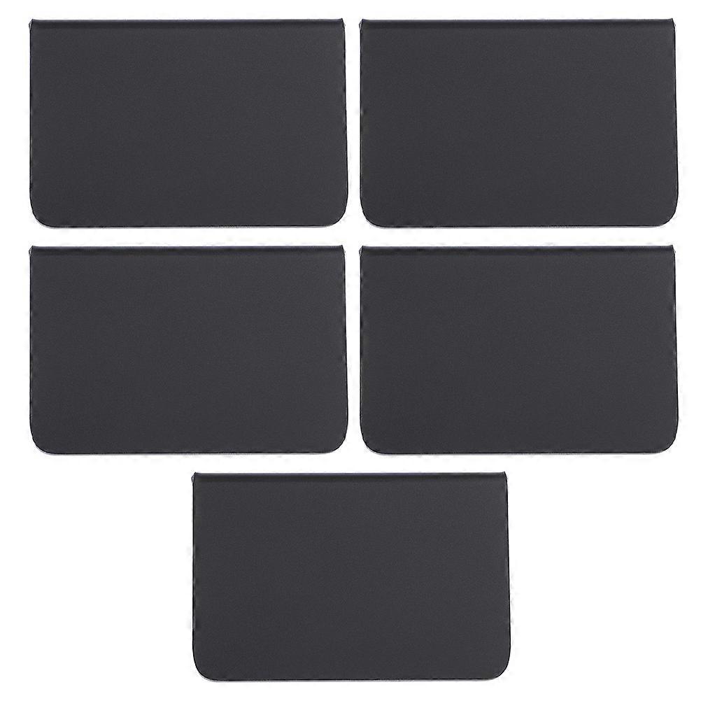 5Set Acrylic Mini Blackboard Decorative Chalkboards Suitable For Weddings And Various Occasions Black Color With Two-Sided Function