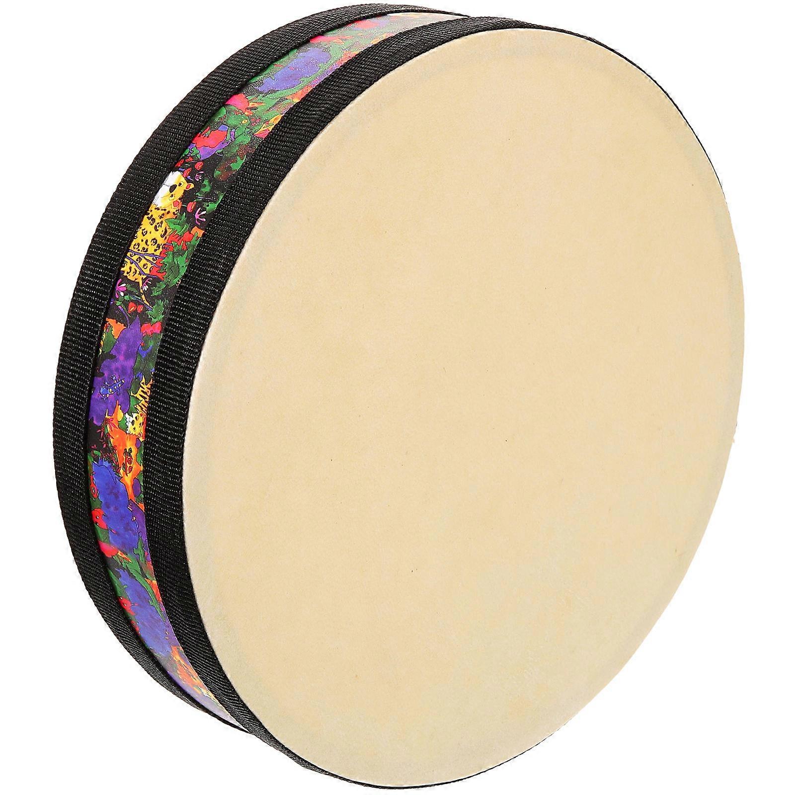 Ocean Wave Drum Percussion Instrument for Beginners, Sheepskin Ocean Drum for Meditation, Relaxation, and Sound Bath to Create a Serene Atmosphere