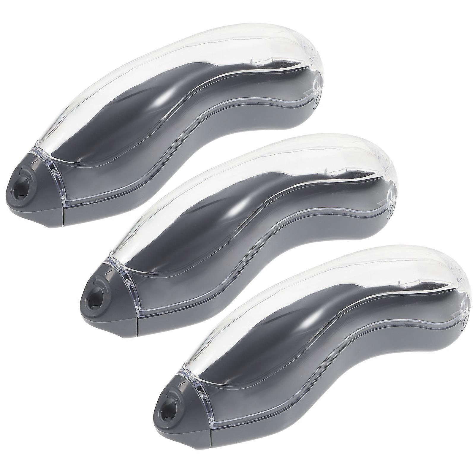 3pcs Durable Plastic Swim Goggle Case for Eyewear Storage – Lightweight, Protective Cover for Swimming Goggles, Ideal for Pool and Beach Use