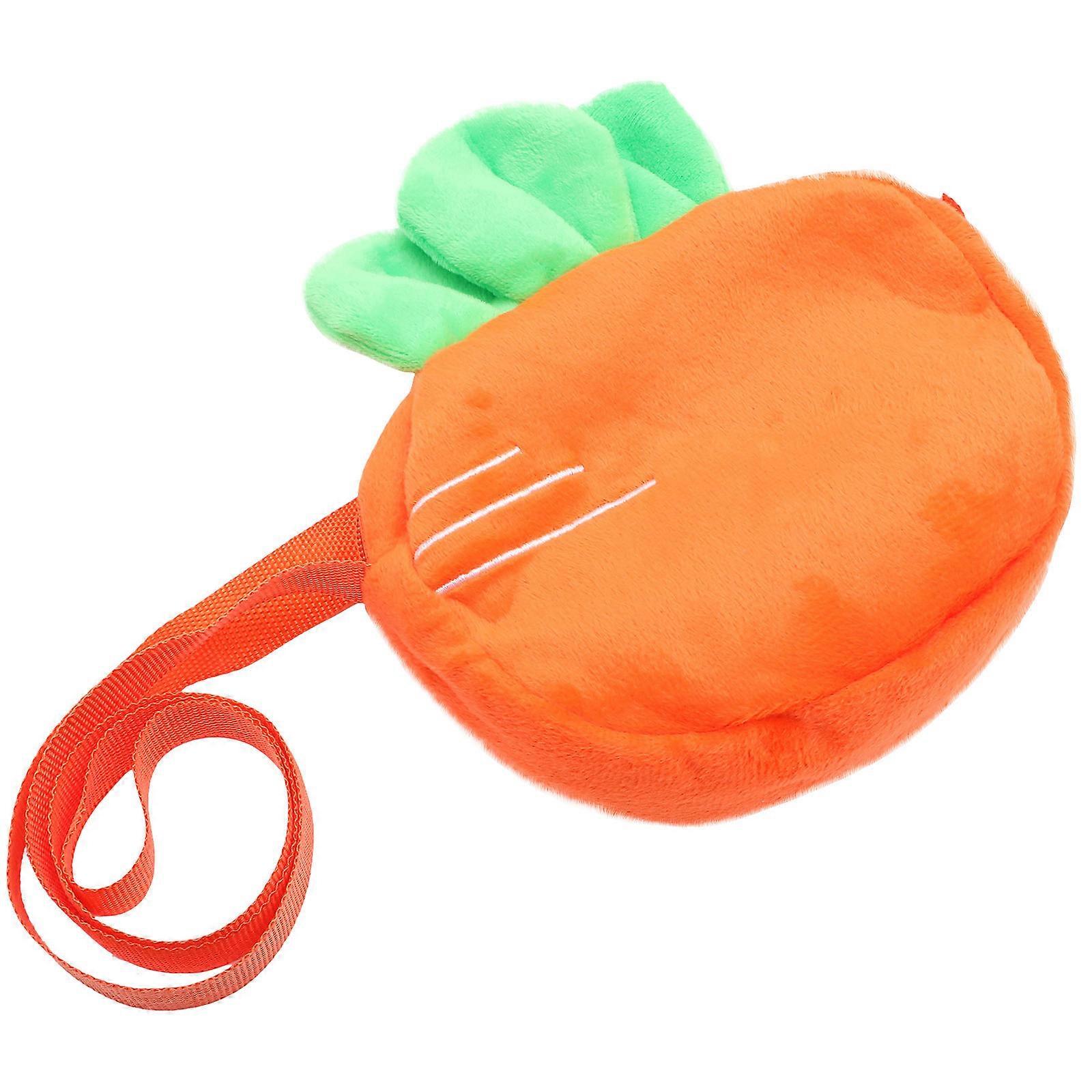 Girls Orange Messenger Bag Cute Carrot Canvas Bag Crossbody Bag For Home Decor 12X4X18CM Storage 1Pack