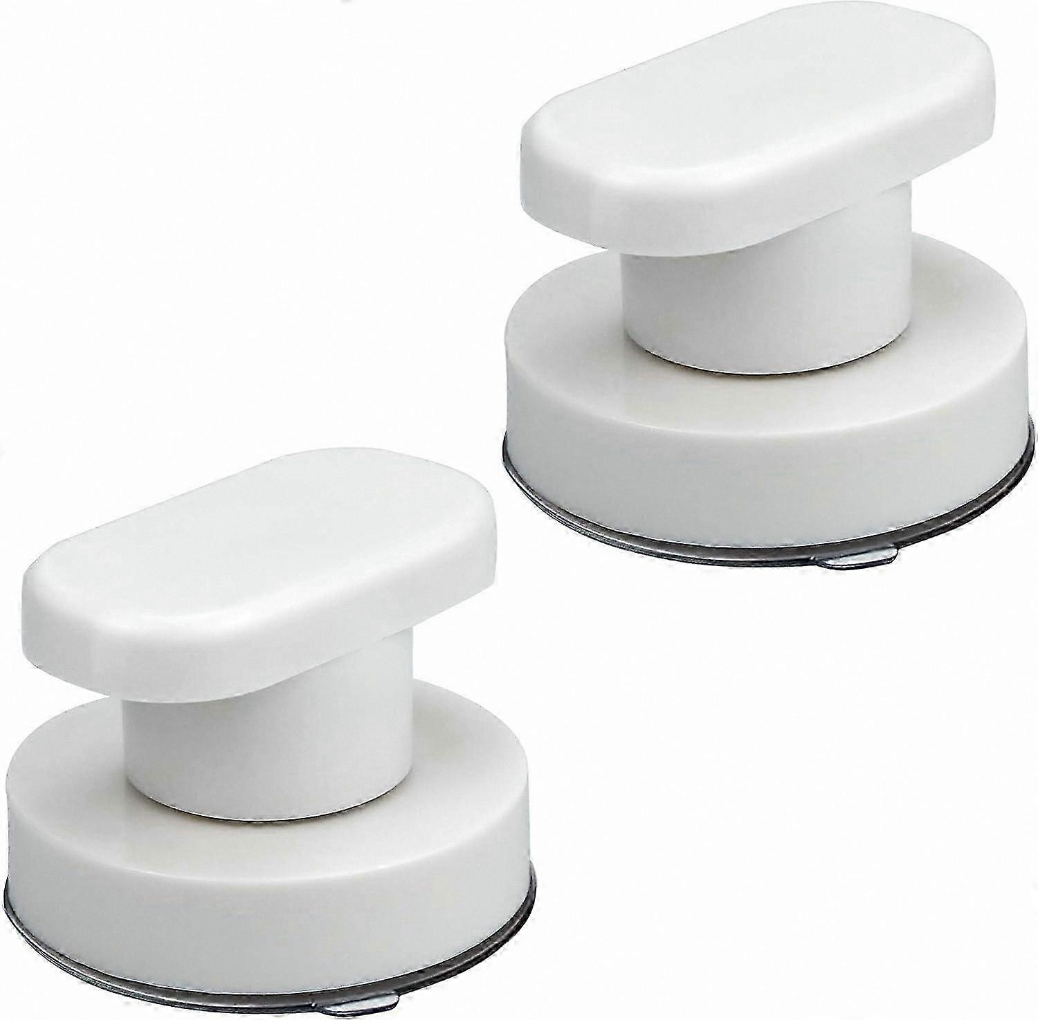 2-Pack Suction Cup Pull Handles for Bay Windows and Bathrooms, Strong Grip Door Handle Solution