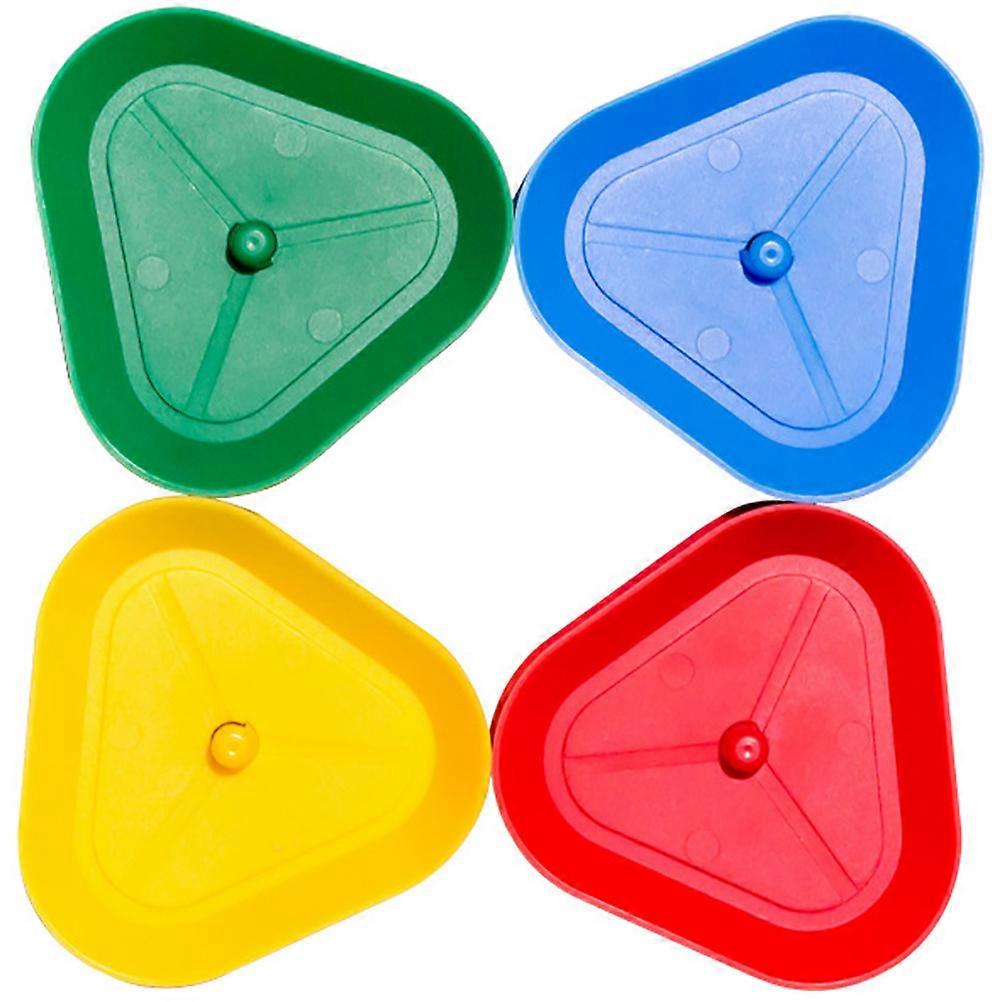 It sounds like you're referring to a product listing or description for **triangle shaped card holders** designed for adults to use during board