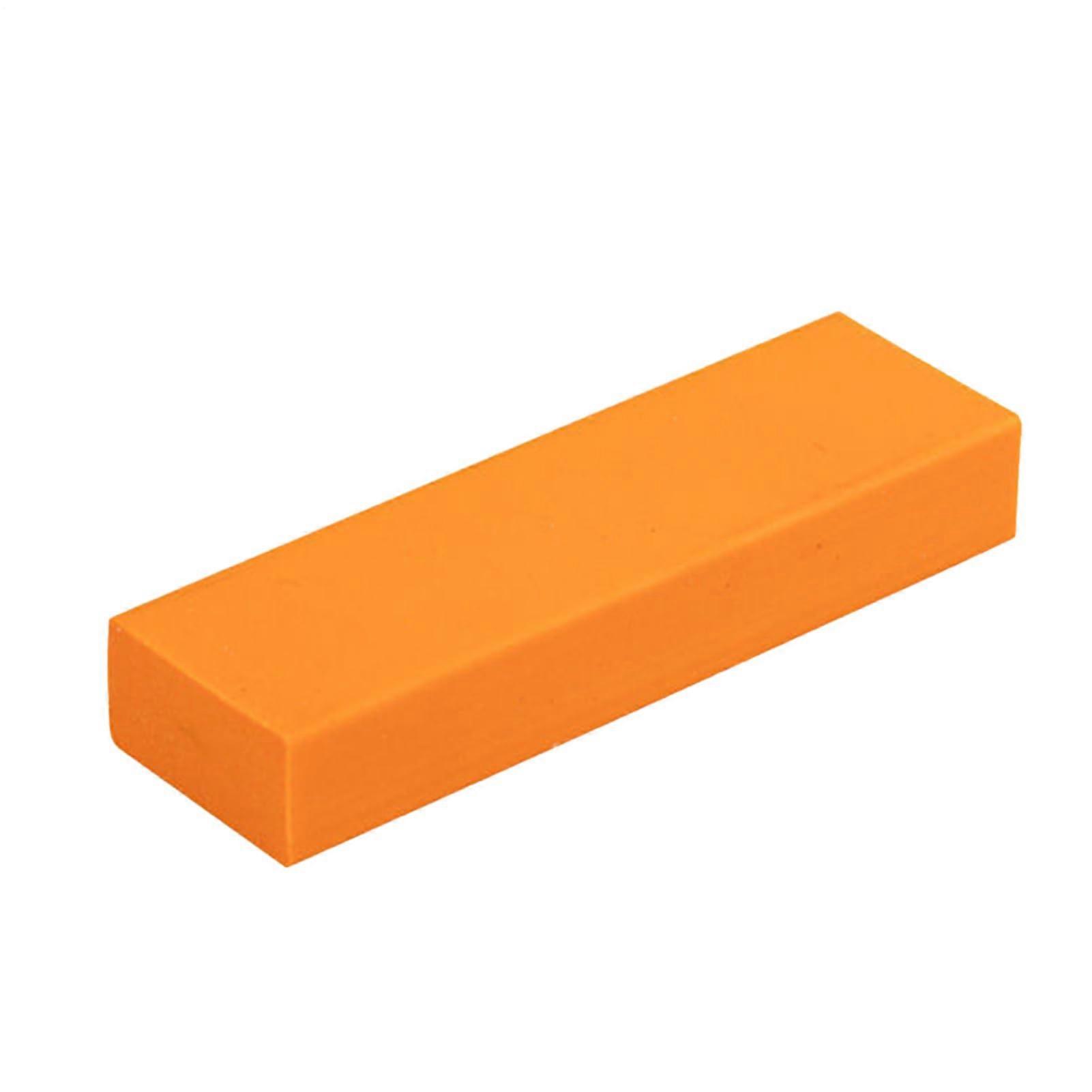 Pack of 3 Rust Eraser Stainless Steel Eraser, Eraser for Rust Cleaning, Rust Remover Sponge, Dirt and Stain Remover, Kitchen Tool, Orange Colour