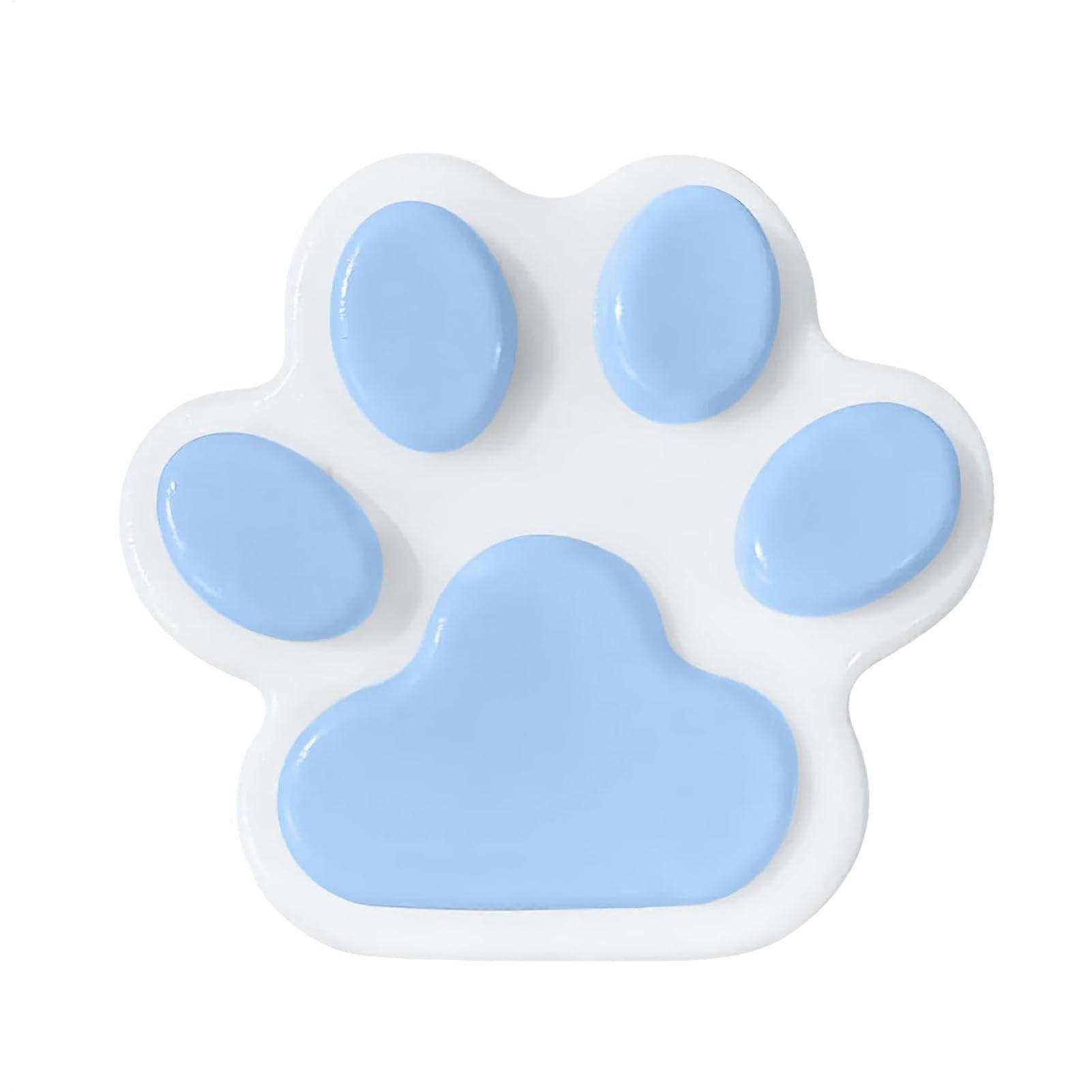 Squishy Cat Paw Toy, Squeeze Toy for Stress Relief, Cute Soft Cat Paws, Blue