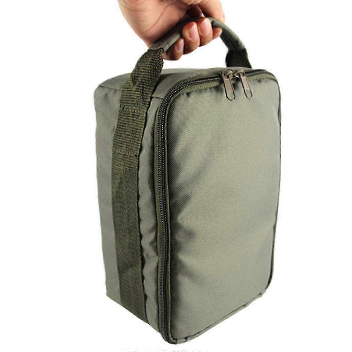 Portable Fishing Tackle Reel & Line Storage Case - Organizer Bag with Partition Pads for Fishing Gear Management and Easy Transport