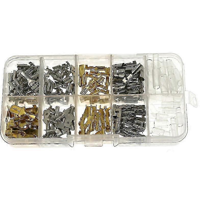 150pcs cold pressed terminal insert spring insert male/female butt terminal set