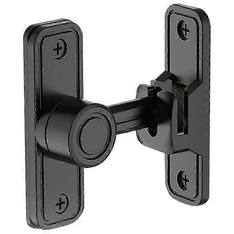 Heavy Duty Gate Latches 90 Degree Right Angle Barn Door Lock AntiTheft Sliding Door Lock Latch for G