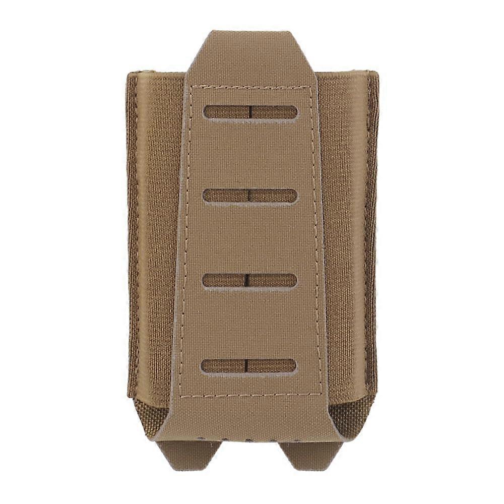 Tactical MOLLE Single Magazine Pouch Open-Top for 5.56mm and 7.62mm M4 Magazines Brown/CB