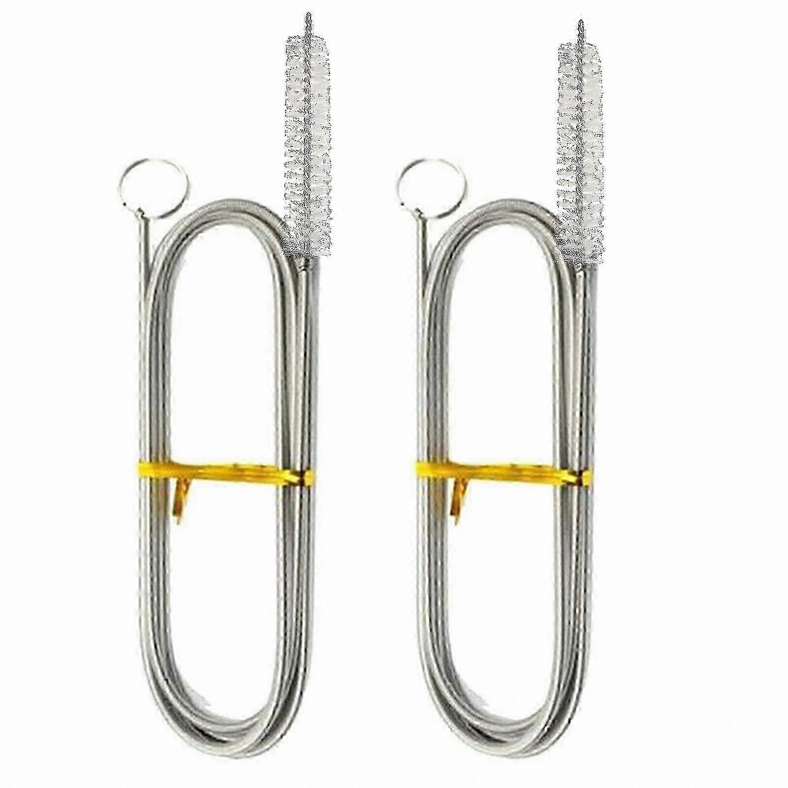 2-Pack Hole Cleaning Brush for Refrigerator Dredging and Pipe Maintenance