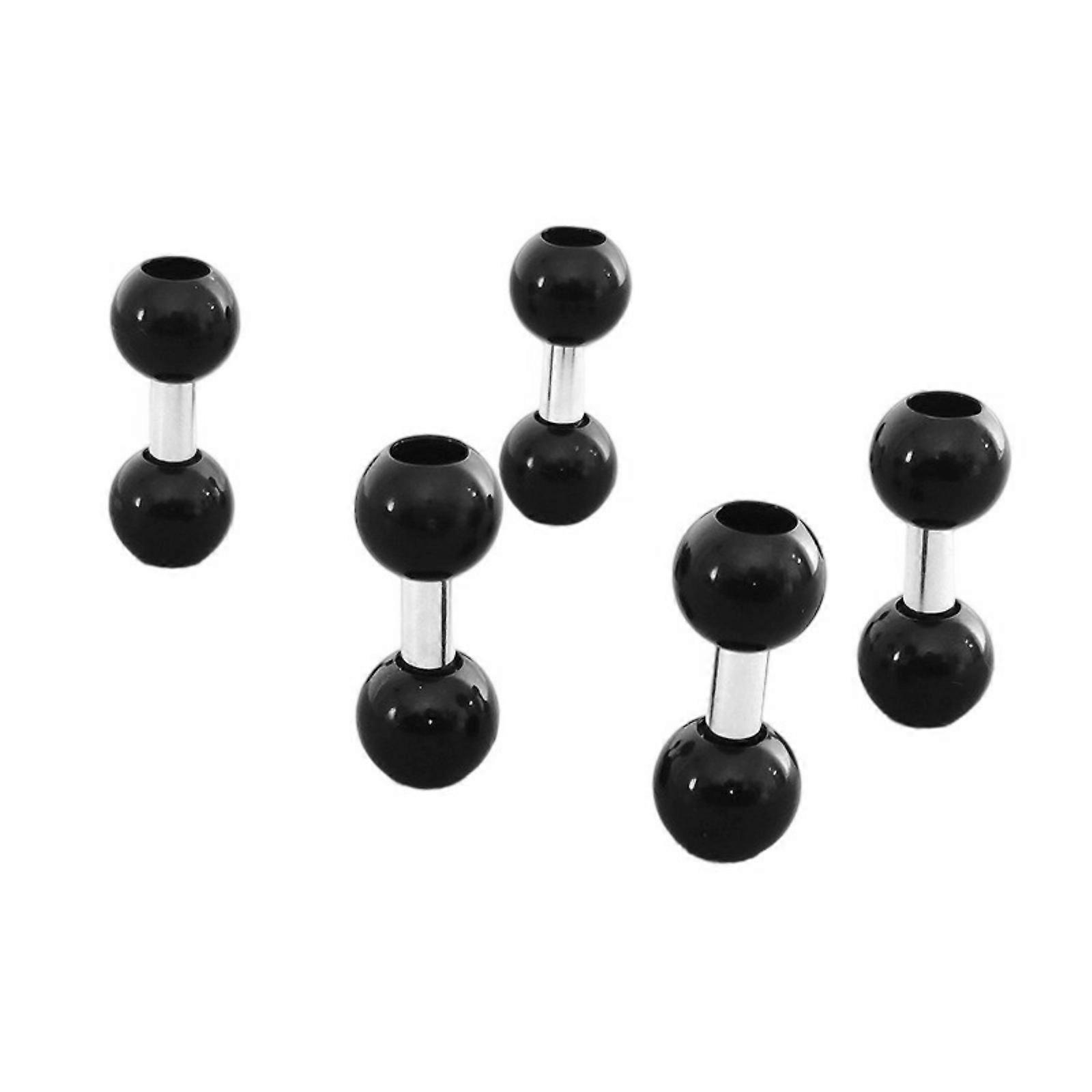 360 Rotating 17mm Double Ball Head Phone Clamp Phone Extension Stabilizers for Camera Tripods & Mobile Device Mounts Multicolor