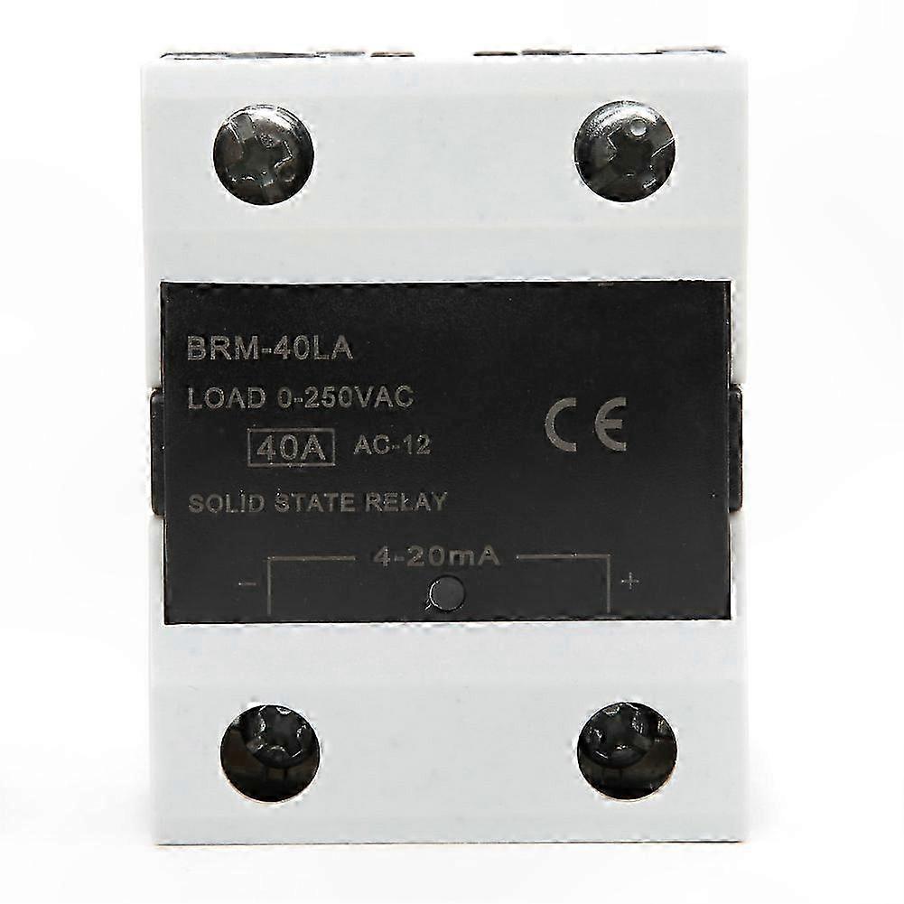 40A Solid State Relay AC 0-250V 4-20mA Flame Retardant Industrial Control Component